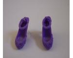 Susi Par Scarpins Roxo Plataforma